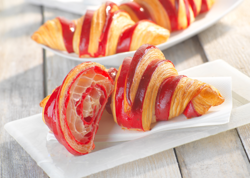 matiere grasse croissant bicolore.