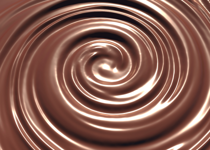 texture ganache chocolat.