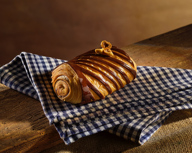 catherine mixes viennoiseries.