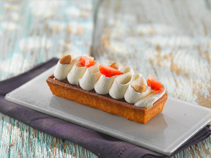 tartelette fraise noisette vegetal.