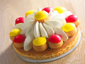 creme vegan pour saint honore.