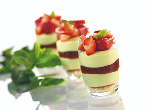 verrine creme patissiere a froid.