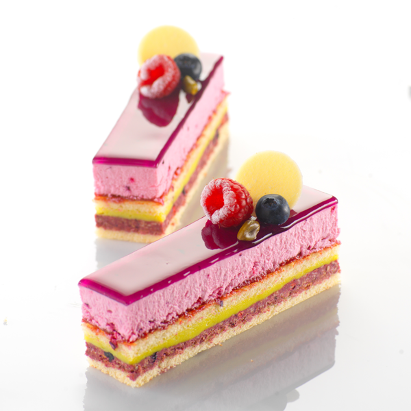 fruffi framboise mousse bavaroise.