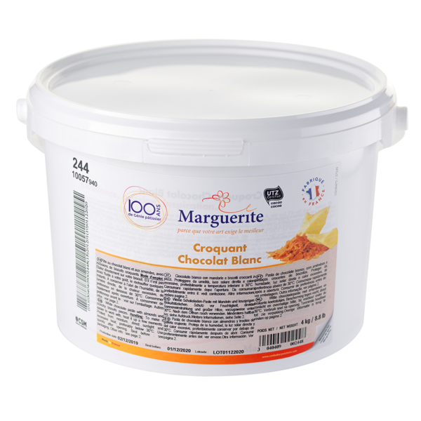 seau croquant choco blanc marguerite 4 kg.