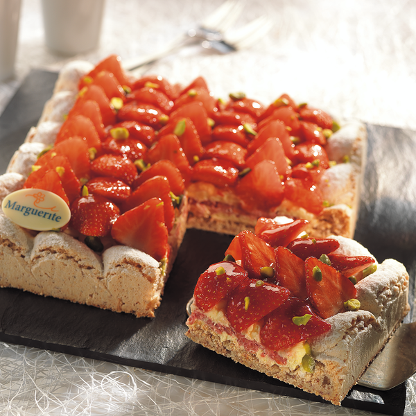 tarte fraise croustillante.