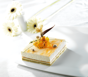 dessert abricot pistache.