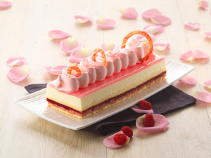 Chessecake groseille rose.