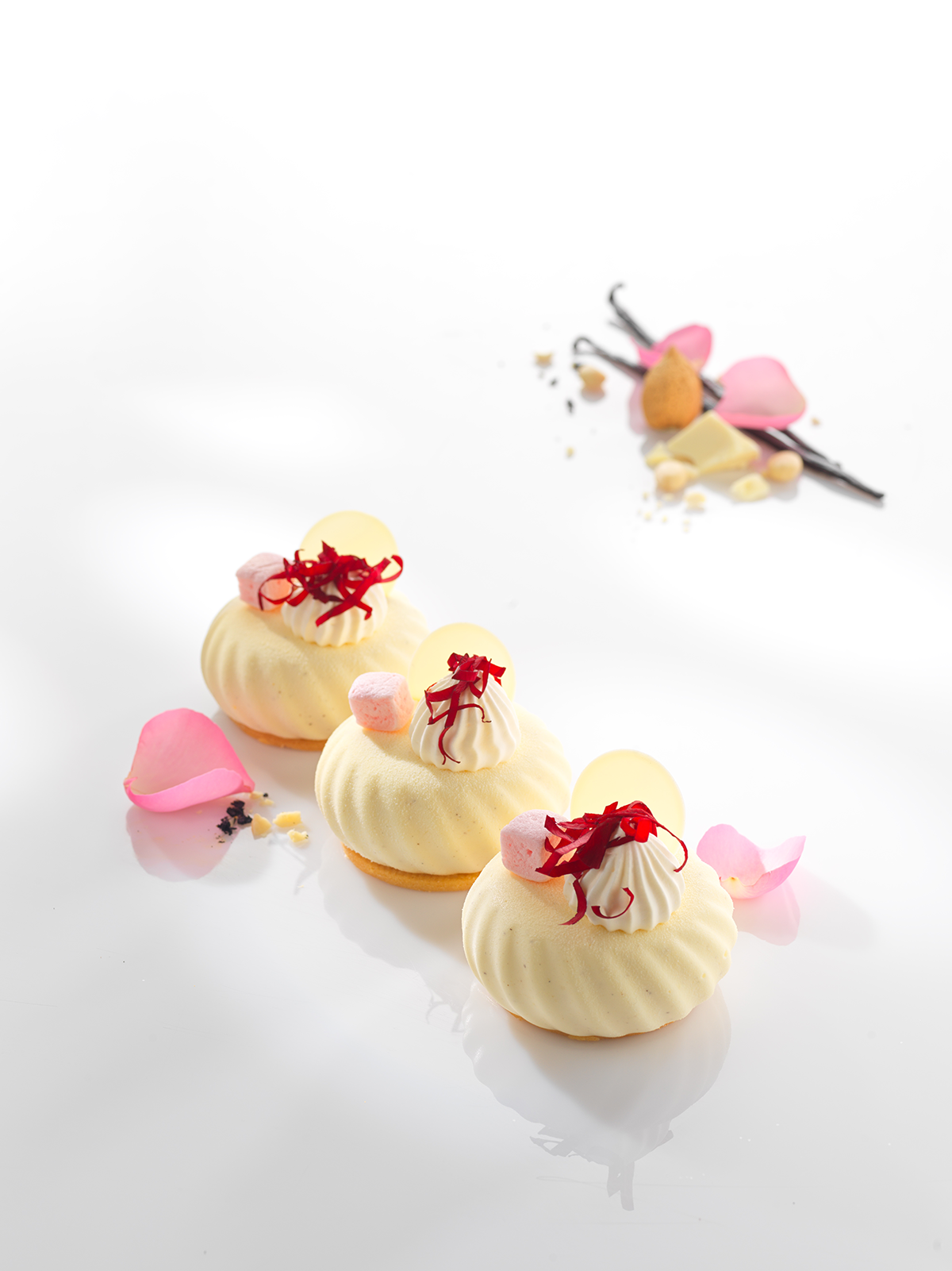 croquant rose fraise marguerite.