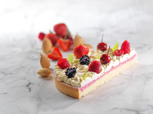 croustillants fruits rouges tarte.