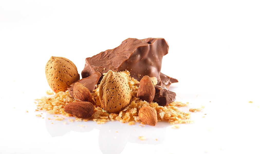 ingredients croustillant praline.