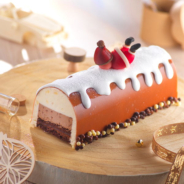 buche noel poire chocolat 2.