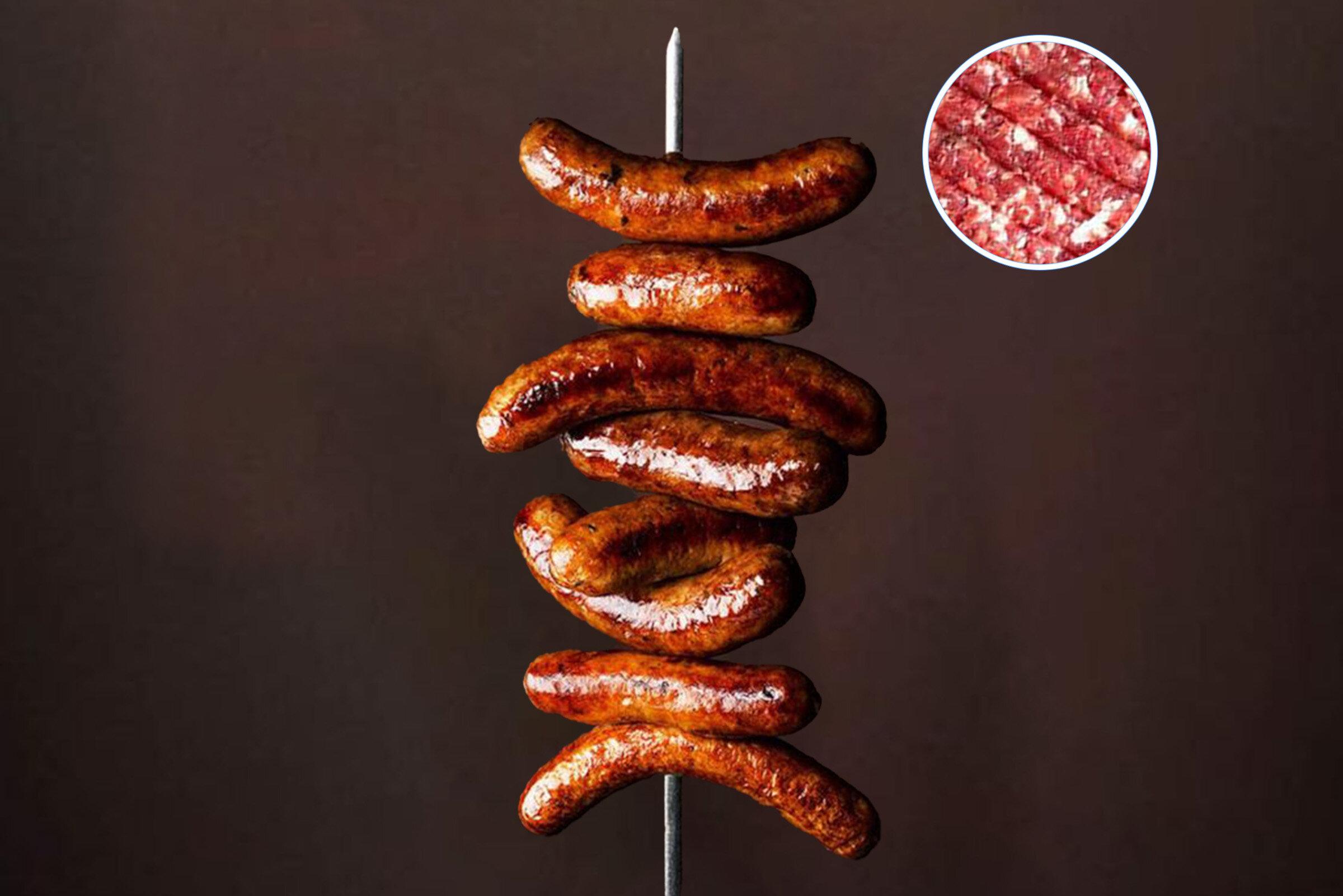 MirrorTissue for plant based sausages