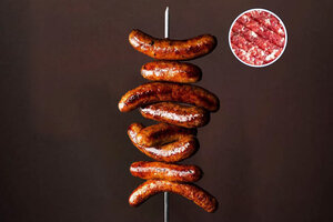 MirrorTissue for plant based sausages