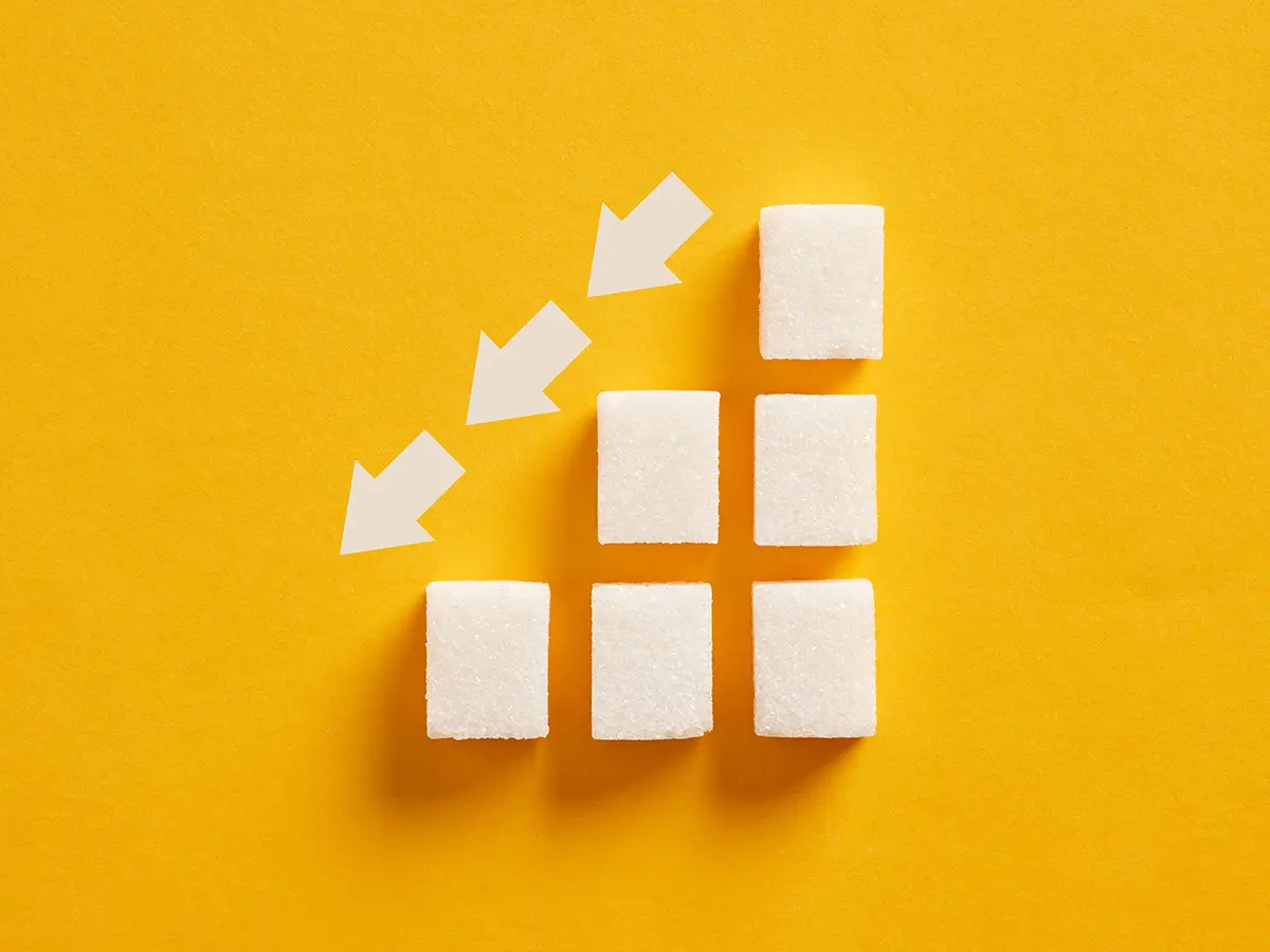 Photo illustrant nos solutions pour réduire le sucre dans les produits finis afin de répondre aux attentes toujours plus exigeantes des consommateurs, et sans compromis sur le goût ni sur la texture